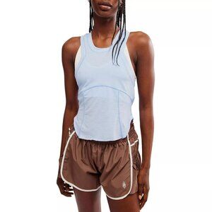 NWT FP Movement Tempo Silver Lining Blue Tank